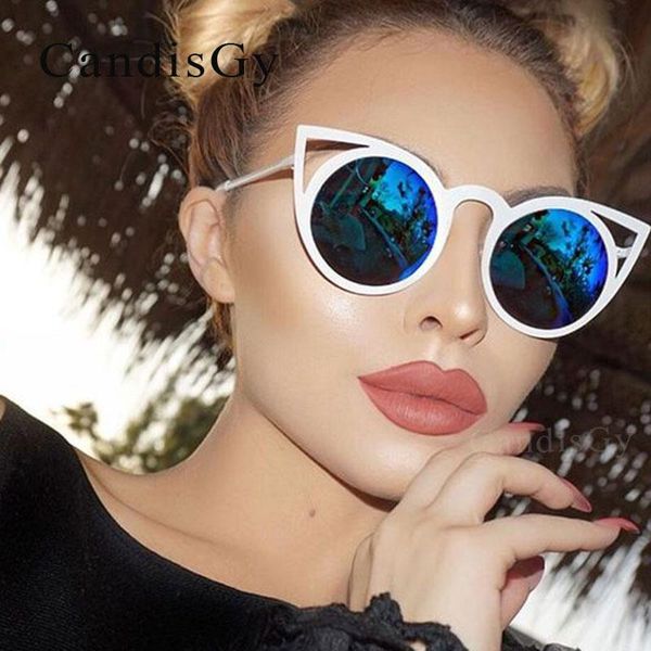sunglasses candisgy round frame mirror hollow out metal fashion women brand designer cat eye heavy lady sun glasses female, White;black
sunglasses candisgy round frame mirror hollow out metal fashion women brand designer cat eye heavy lady sun glasses female, White;black