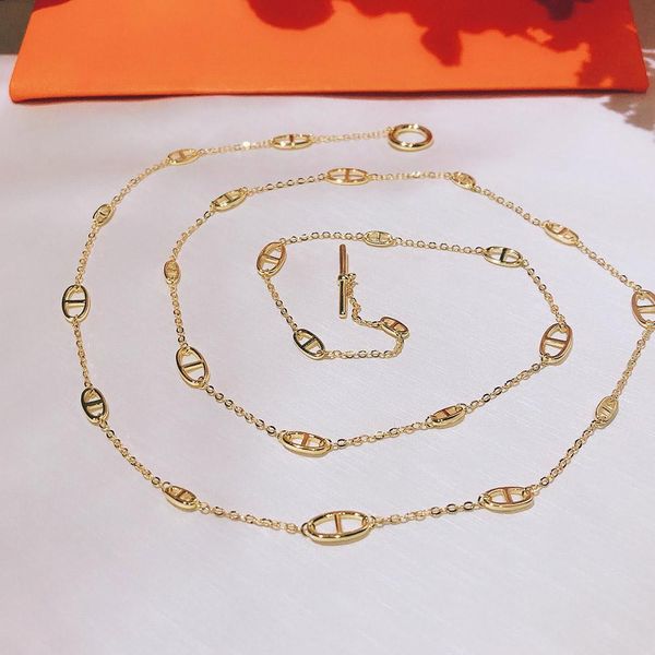 geometry for women letter round h lock jewelry s925 silver necklace set france quality superior quality golden sweater chain
geometry for women letter round h lock jewelry s925 silver necklace set france quality superior quality golden sweater chain