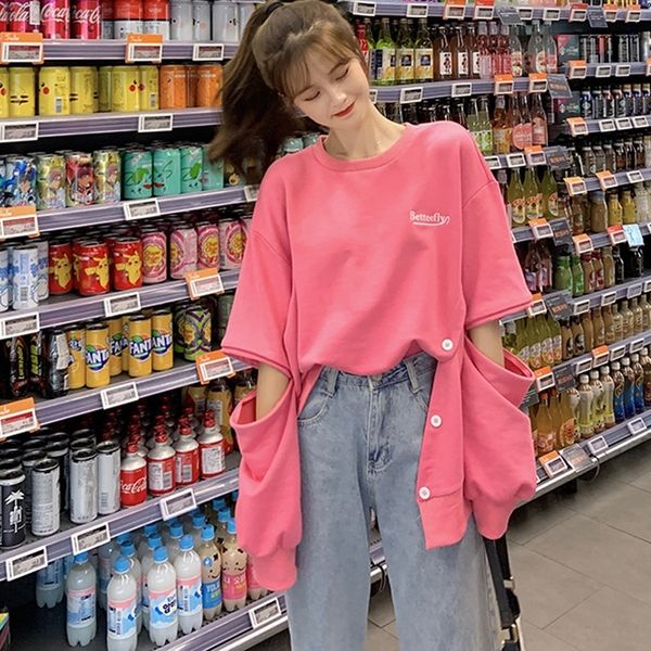 fm9pv осенней моды корейской топ sweaterembroidered sleev случайные 2020 рыхлый письмо студента вышивка дизайн верхней части чувство вокруг, Black
fm9pv осенней моды корейской топ sweaterembroidered sleev случайные 2020 рыхлый письмо студента вышивка дизайн верхней части чувство вокруг, Black