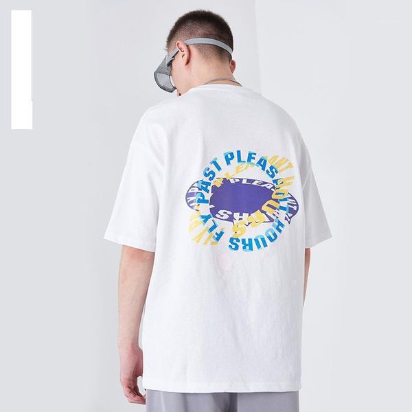 summer european and american style street men's short-sleeved hip-hop casual tide loose large size round neck men's t-shir1, White;black
summer european and american style street men's short-sleeved hip-hop casual tide loose large size round neck men's t-shir1, White;black