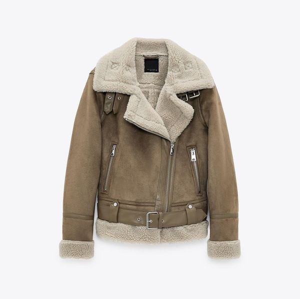 new women 's wear thick warm winter retro lambs wool motorcycle jacket belt leisure loose jackets 201028, Black;brown
new women 's wear thick warm winter retro lambs wool motorcycle jacket belt leisure loose jackets 201028, Black;brown