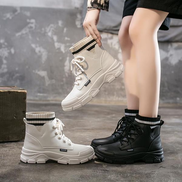 women boots 2020 fashion socks design platform shoes patent leather ankel boots for women shoes white goth motorcycle, Black
women boots 2020 fashion socks design platform shoes patent leather ankel boots for women shoes white goth motorcycle, Black