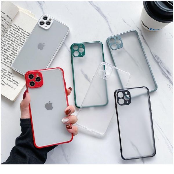 shockproof sile phone case for iphone se2 xr xs max 7 8 6s plus x matte soft frame hard pc c jllfcb
shockproof sile phone case for iphone se2 xr xs max 7 8 6s plus x matte soft frame hard pc c jllfcb