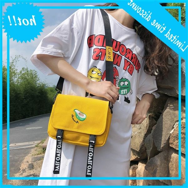 korean style simple new canvas avocado personality wide strap small fresh student one shoulder messenger bag
korean style simple new canvas avocado personality wide strap small fresh student one shoulder messenger bag
