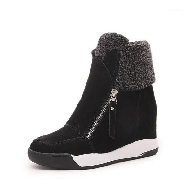 boots women's 2021 winter thick-soled short increase snow casual cotton shoes women's1, Black
boots women's 2021 winter thick-soled short increase snow casual cotton shoes women's1, Black