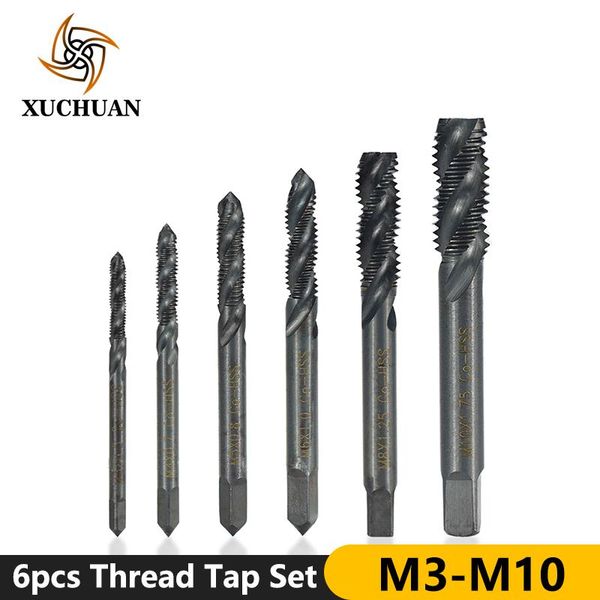 автор tap kit азотирование покрытие m3 m4 m5 m6 m8 m10 спиральная tap drill bit 6шт для метрической резьбы инструмент machine screw drill
автор tap kit азотирование покрытие m3 m4 m5 m6 m8 m10 спиральная tap drill bit 6шт для метрической резьбы инструмент machine screw drill