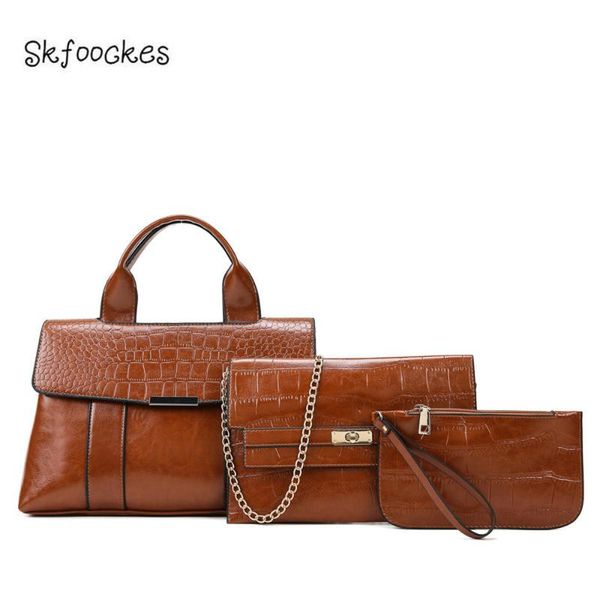 skfoockes women bag 2020 new women handbag fashion crocodile pattern shoulder bag fashion three-piece messenger for
skfoockes women bag 2020 new women handbag fashion crocodile pattern shoulder bag fashion three-piece messenger for
