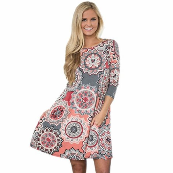 t-shirt print 2019 dress new style printed cover half sleeve skirt loose and comfortable for women, Black;gray
t-shirt print 2019 dress new style printed cover half sleeve skirt loose and comfortable for women, Black;gray
