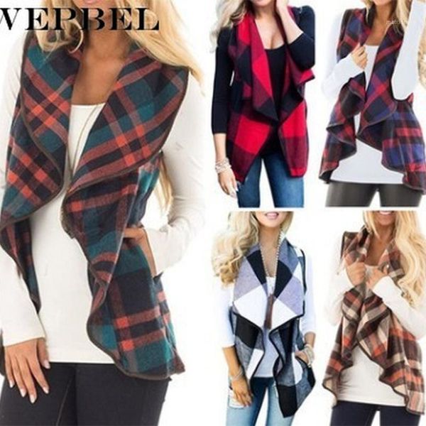 wepbel womens casual lapel open front plaid vest cardigan coat with pockets1, Black;white
wepbel womens casual lapel open front plaid vest cardigan coat with pockets1, Black;white