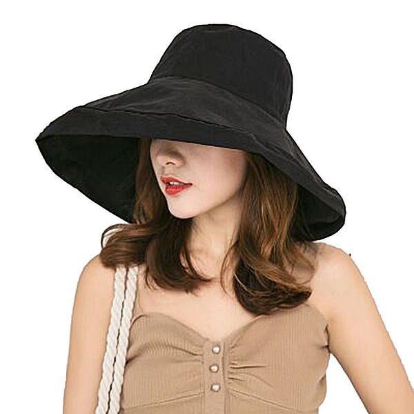 wide brim hats maershei sun hat anti-uv cotton summer for women vacation beach foldable bucket large cap, Blue;gray
wide brim hats maershei sun hat anti-uv cotton summer for women vacation beach foldable bucket large cap, Blue;gray
