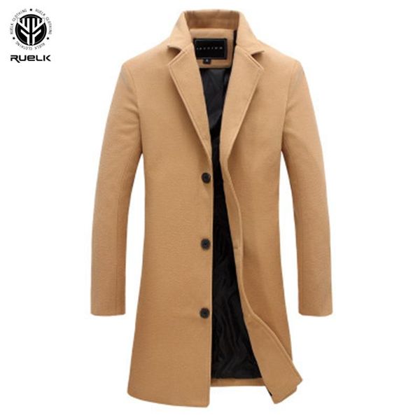 ruelk 2020 autumn new men's long woolen trench coat men's korean slim solid color plus size woolen coat plus size clothing, Black
ruelk 2020 autumn new men's long woolen trench coat men's korean slim solid color plus size woolen coat plus size clothing, Black