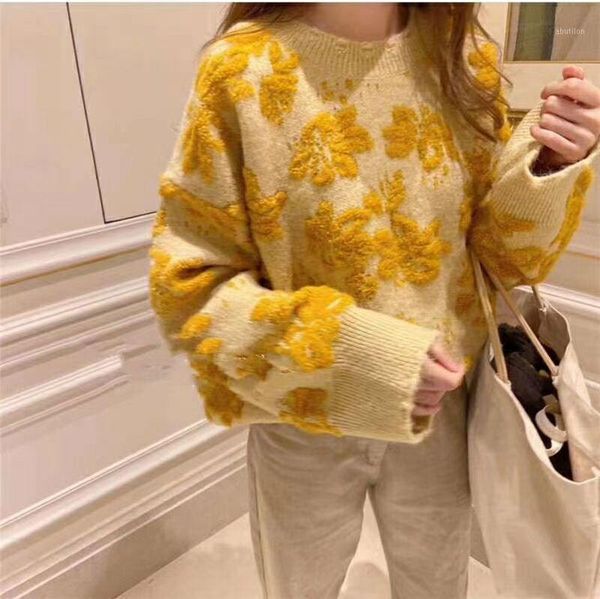 women's sweaters fashion autumn and winter wear loose lazy knit thick yellow pullover twist sweater1, White;black
women's sweaters fashion autumn and winter wear loose lazy knit thick yellow pullover twist sweater1, White;black