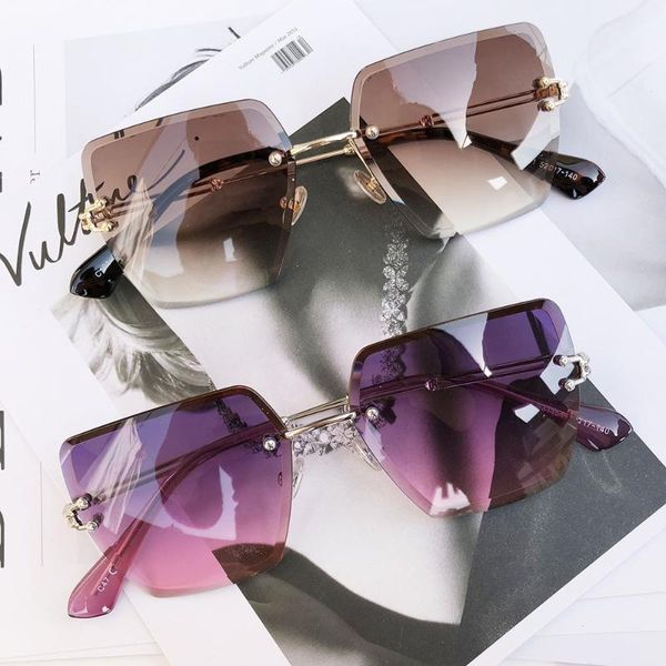 fashion trending oversized gradient sunglasses for women large unique rimless sun glasses women female sunglass uv400 lunettes1, White;black
fashion trending oversized gradient sunglasses for women large unique rimless sun glasses women female sunglass uv400 lunettes1, White;black