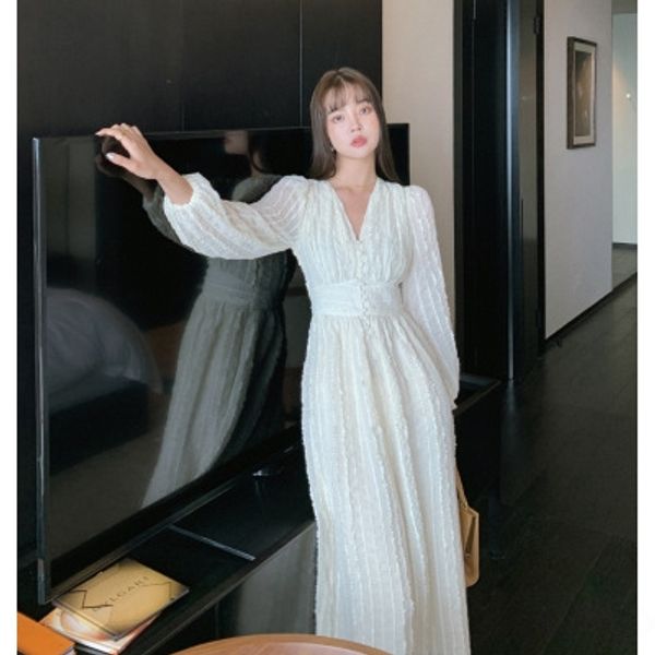 autumn and winter 2020 new french fairy dress dresswomen's dressv-neck temperamentwaist and knee length long sleeve dress 16ug0, Black;gray
autumn and winter 2020 new french fairy dress dresswomen's dressv-neck temperamentwaist and knee length long sleeve dress 16ug0, Black;gray