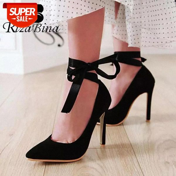 rizabina plus size 33-46 women pumps fashion ankle strap flock high heel shoes women pointed toe wedding party footwear #pj0t
rizabina plus size 33-46 women pumps fashion ankle strap flock high heel shoes women pointed toe wedding party footwear #pj0t