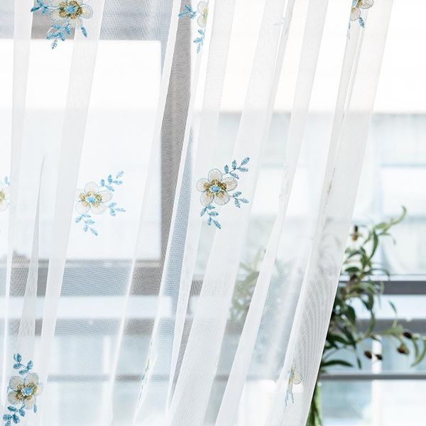 nordic minimalist lightness chuishun blue floral window screen tulle for bedroom living room fresh home decoration
nordic minimalist lightness chuishun blue floral window screen tulle for bedroom living room fresh home decoration