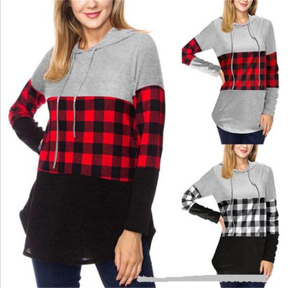 maternity womens buffalo plaid hoodie hooded pullovers blouse red &black plaids patchwork sweatshirt sportwear casual clothing ly10293, White
maternity womens buffalo plaid hoodie hooded pullovers blouse red &black plaids patchwork sweatshirt sportwear casual clothing ly10293, White