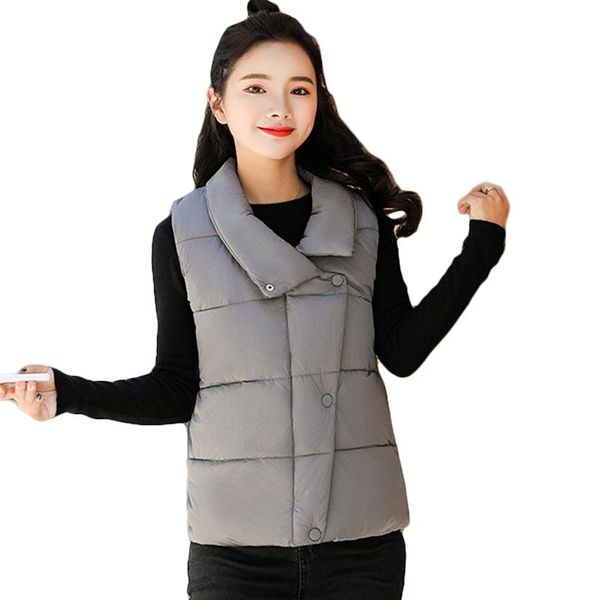 autumn jacket&outerwear down cotton jacket winter women stand collar casual sleeveless short coat feminino waistcoat d318, Black;white
autumn jacket&outerwear down cotton jacket winter women stand collar casual sleeveless short coat feminino waistcoat d318, Black;white