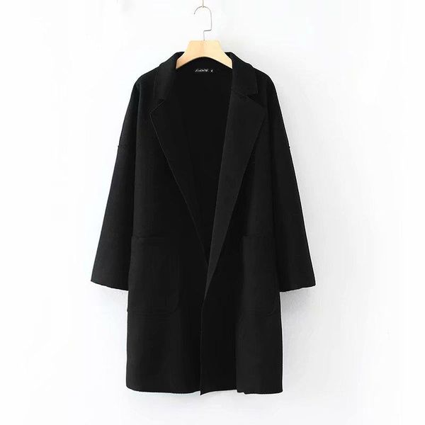 plus size xl-4xl women's autumn long cardigan casual jackets without button oversized outwear, Black;brown
plus size xl-4xl women's autumn long cardigan casual jackets without button oversized outwear, Black;brown