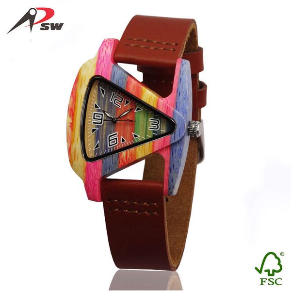 creative personality women's triangle fashion cool color bamboo belt quartz watch in japan and south koreabgt
creative personality women's triangle fashion cool color bamboo belt quartz watch in japan and south koreabgt