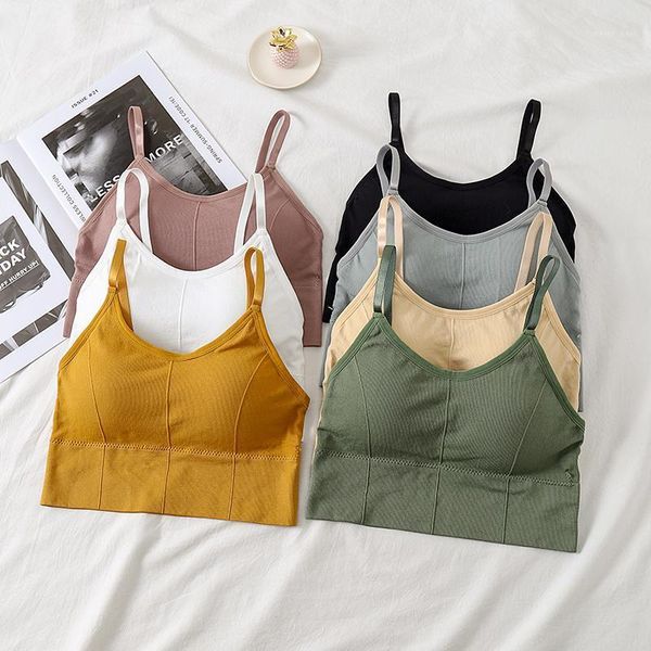gym clothing women sports bra padded tank crop shockproof summer camis fitness woman athletic running underwear vest1, White;black
gym clothing women sports bra padded tank crop shockproof summer camis fitness woman athletic running underwear vest1, White;black