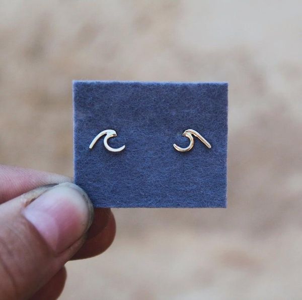 simple ships beachy wave stud earrings minimalism stackable earrings for women fine earring jewelry, Golden;silver
simple ships beachy wave stud earrings minimalism stackable earrings for women fine earring jewelry, Golden;silver