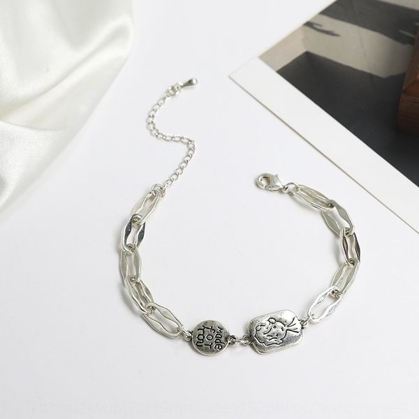 simple temperament little boy's personality braceletnational bracelethip hop letter bracelet cute cartoon minority adjustable bracelet, Golden;silver
simple temperament little boy's personality braceletnational bracelethip hop letter bracelet cute cartoon minority adjustable bracelet, Golden;silver
