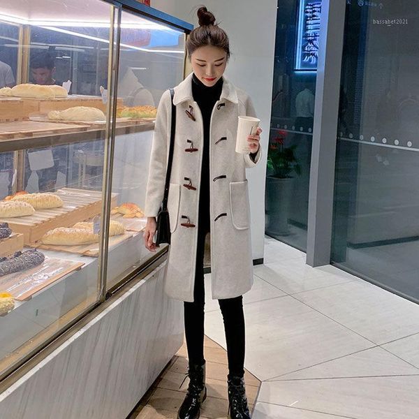 women's wool & blends 2021 women autumn winter vinatge coats lady single breasted long sleeve jacket female casual solid plus size oute, Black
women's wool & blends 2021 women autumn winter vinatge coats lady single breasted long sleeve jacket female casual solid plus size oute, Black
