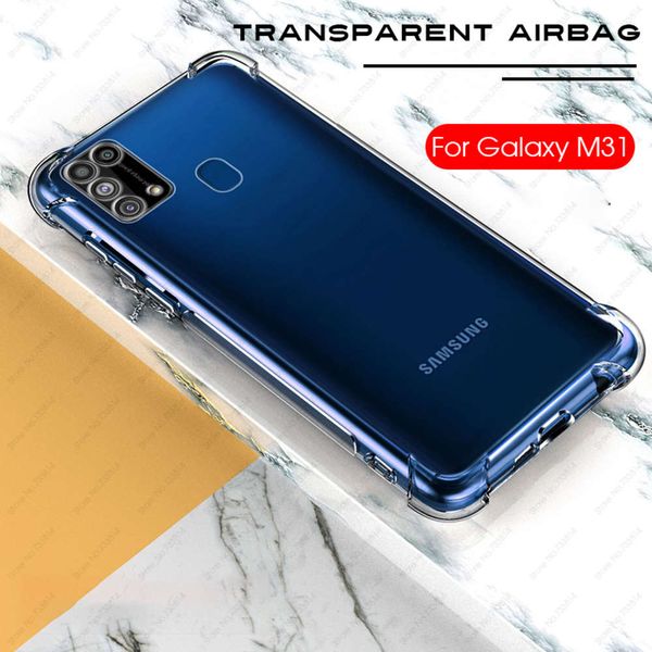 shockproof clear soft case galaxy tpu silicone cover for samsung m31 m 31 sm-m315f anti-fall shell
shockproof clear soft case galaxy tpu silicone cover for samsung m31 m 31 sm-m315f anti-fall shell