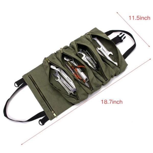 outdoor bags multi-purpose roll tool bag wrench pouch hanging zipper carrier fishing gear storage camping equipment
outdoor bags multi-purpose roll tool bag wrench pouch hanging zipper carrier fishing gear storage camping equipment