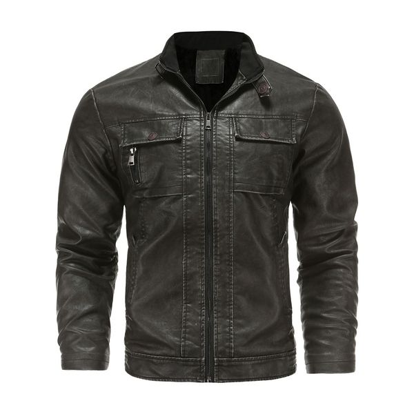 2021 the new men chaqueta hombre autumn jacket thin new retro men's winter jackets plutonium leather turtlenecks sports suits bvdg, Black
2021 the new men chaqueta hombre autumn jacket thin new retro men's winter jackets plutonium leather turtlenecks sports suits bvdg, Black