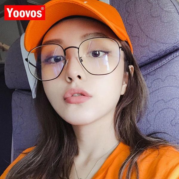 yoovos 2020 anti-blue light glasses frame women metal flat mirror glasses frame oversized alloy square mirror eyeglasses okulary1, White;black
yoovos 2020 anti-blue light glasses frame women metal flat mirror glasses frame oversized alloy square mirror eyeglasses okulary1, White;black