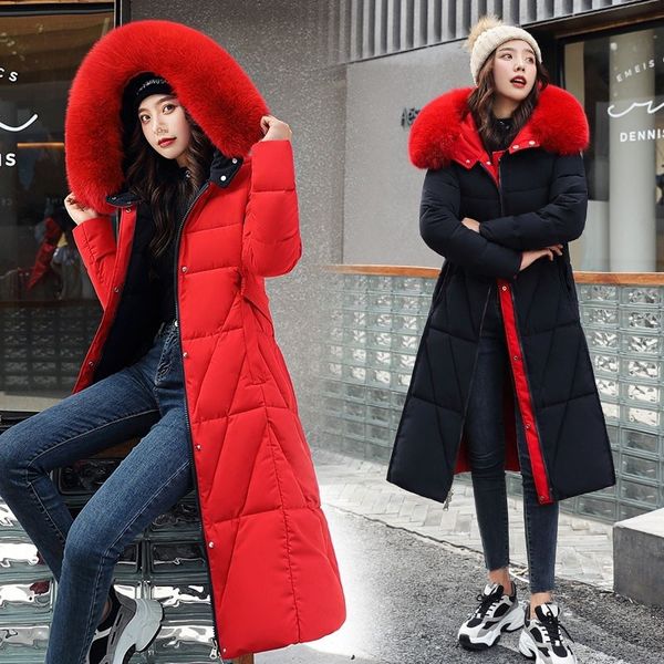 snow jas 2020 winter fitaylor overcoat wind close female double parka long design hooded sided belt new with women's ccjpl, Black
snow jas 2020 winter fitaylor overcoat wind close female double parka long design hooded sided belt new with women's ccjpl, Black