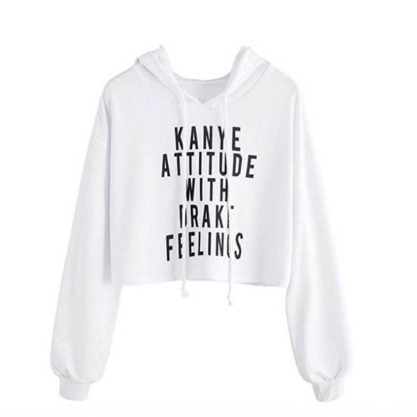 autumn letter printed short girl autumn letter printed sweater short sweater girl pdpmj, Black