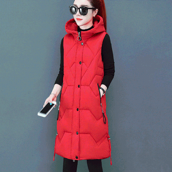 women's vests women winter long vest cotton korean plus size zipper casual jackets autumn solid hooded coats sleeveless coat, Black;white
women's vests women winter long vest cotton korean plus size zipper casual jackets autumn solid hooded coats sleeveless coat, Black;white