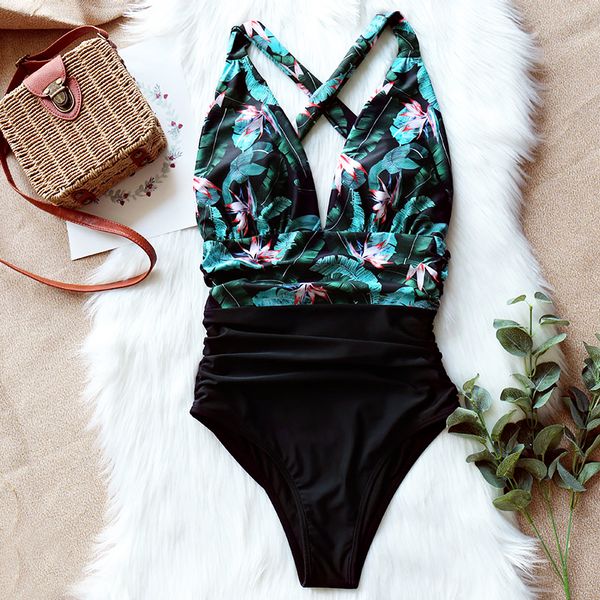 plus size one piece swimsuit women swimwear solid monokini maillot de bain femme bodysuit female bathing suit black blue y200319, White;black
plus size one piece swimsuit women swimwear solid monokini maillot de bain femme bodysuit female bathing suit black blue y200319, White;black