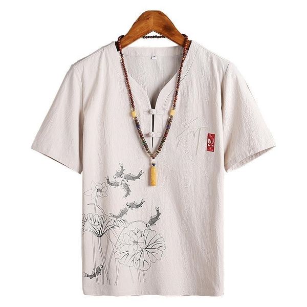chinese style collarless short sleeve shirt men streetwear plus size 5xl 4xl linen shirts casual fashion blouse vintage office y200409, White;black
chinese style collarless short sleeve shirt men streetwear plus size 5xl 4xl linen shirts casual fashion blouse vintage office y200409, White;black