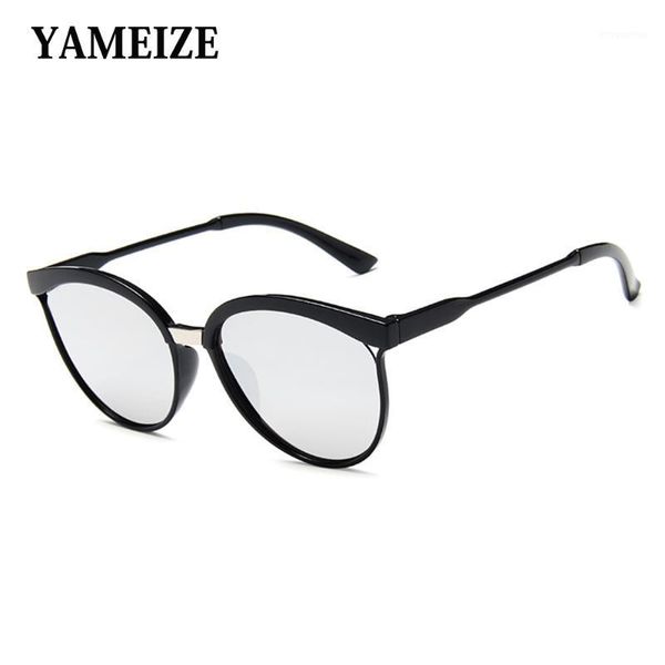 yameize cat eye sunglasses women mirror retro shades vintage driving fashion girl's glasses gafas de sol1, White;black
yameize cat eye sunglasses women mirror retro shades vintage driving fashion girl's glasses gafas de sol1, White;black