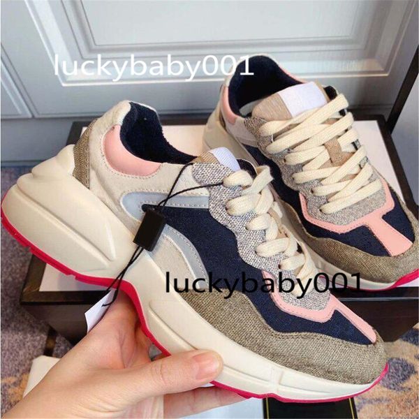 2021 men casual shoes rhyton sneakers beige men trainers vintage chaussures ladies shoes platform sports dad sneakers, Black
2021 men casual shoes rhyton sneakers beige men trainers vintage chaussures ladies shoes platform sports dad sneakers, Black