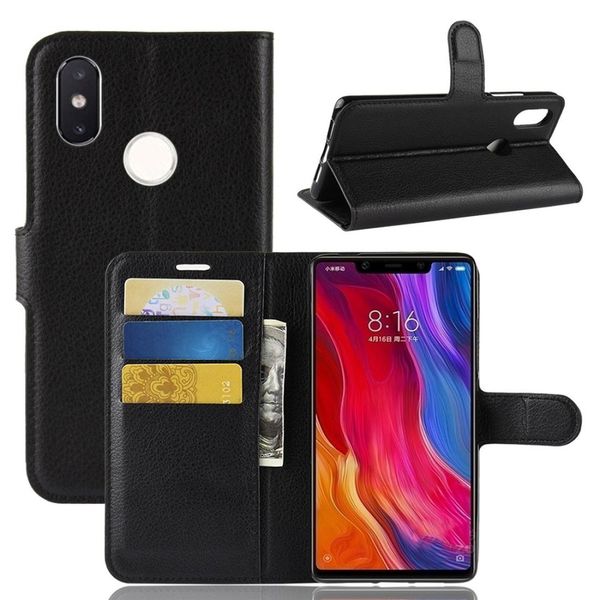 litchi texture horizontal flip leather case for xiaomi mi 8 se with wallet holder card slots
litchi texture horizontal flip leather case for xiaomi mi 8 se with wallet holder card slots