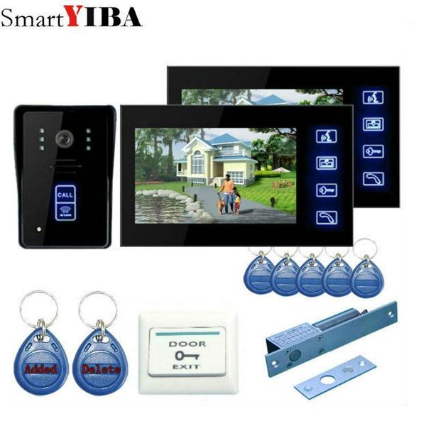 smartyiba video intercom doorbell 7''tft lcd wired video door phone system for home indoor monitor support unlock1
smartyiba video intercom doorbell 7''tft lcd wired video door phone system for home indoor monitor support unlock1