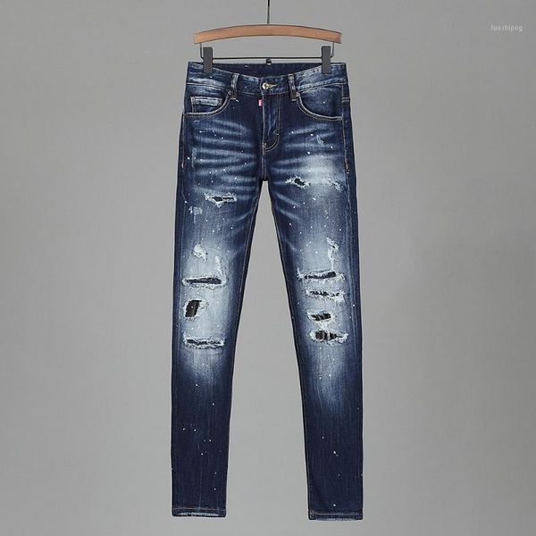 european nightclub style brand blue mens stretch jeans men denim trousers patchwork slim blue jeans pencil pants for men 2361
european nightclub style brand blue mens stretch jeans men denim trousers patchwork slim blue jeans pencil pants for men 2361
