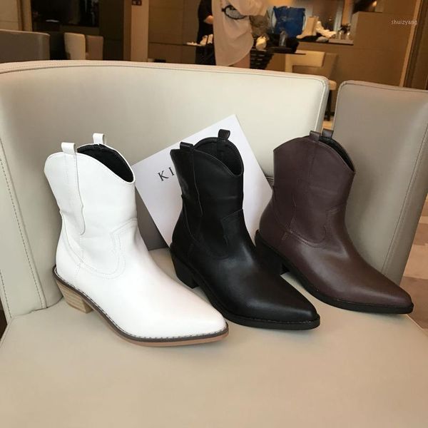 2020 new style for autumn and winter western cowboy boots british tip sleeve wild vintage chunky-heel semi-high heeled1, Black
2020 new style for autumn and winter western cowboy boots british tip sleeve wild vintage chunky-heel semi-high heeled1, Black