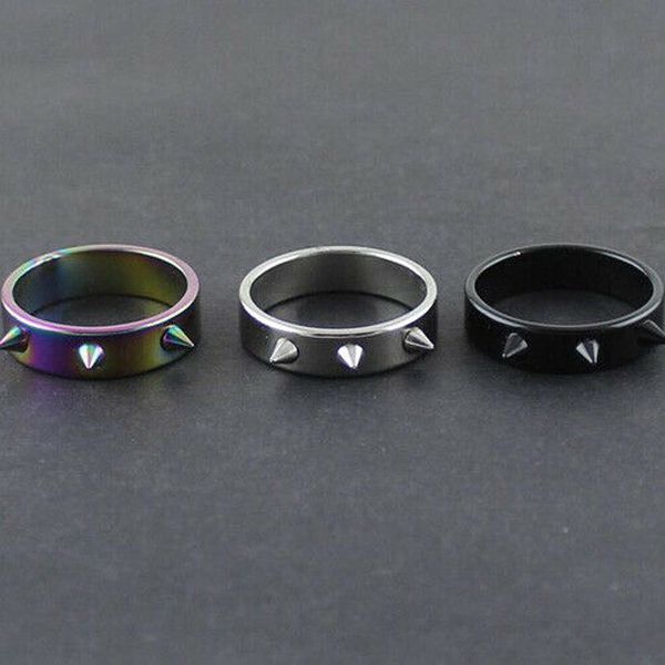 men retro punk hip hop rings fashion men stainless steel spike punk rivet wedding band ring jewelry gifts size 6-11, Silver
men retro punk hip hop rings fashion men stainless steel spike punk rivet wedding band ring jewelry gifts size 6-11, Silver