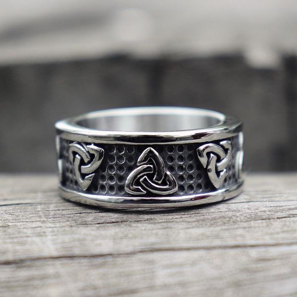 cluster rings viking stainless steel celtics knot wedding band men nordic womens ring promise jewelry, Golden;silver
cluster rings viking stainless steel celtics knot wedding band men nordic womens ring promise jewelry, Golden;silver