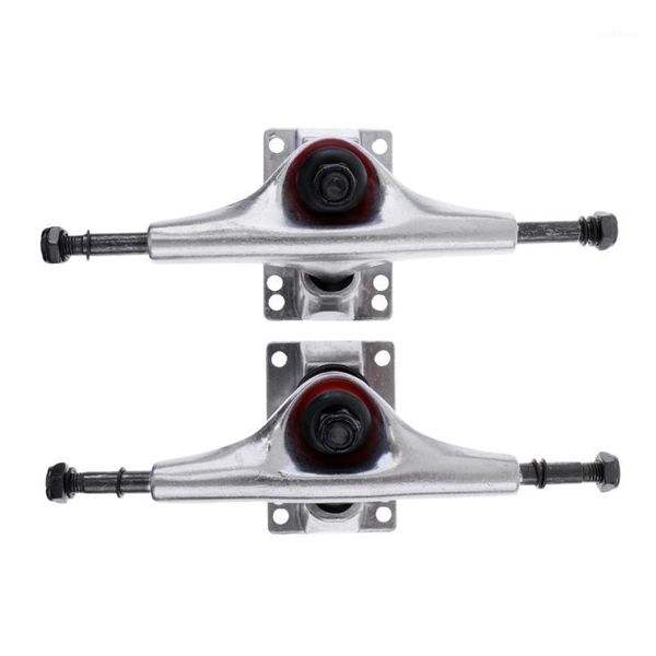 2 pieces 5' silver aluminium skateboard trucks + 10 pieces red abec 7 wheels bearings + black grip tape 84 x 23cm1
2 pieces 5' silver aluminium skateboard trucks + 10 pieces red abec 7 wheels bearings + black grip tape 84 x 23cm1
