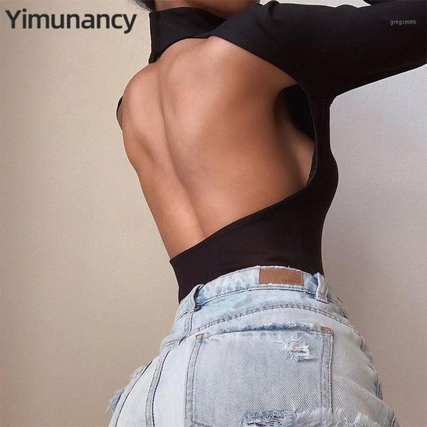 yimunancy autumn backless bodysuit women long sleeve solid cut out bodysuit ladies fashion black overalls1, Black;white
yimunancy autumn backless bodysuit women long sleeve solid cut out bodysuit ladies fashion black overalls1, Black;white