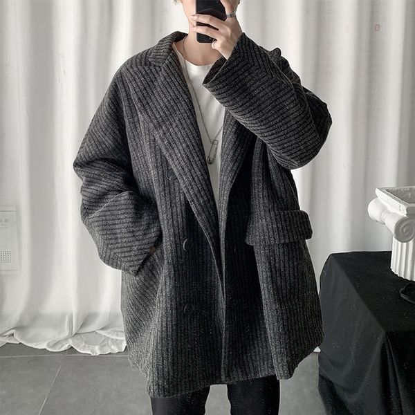 windbreaker mid long 2020 new autumn korean fashion cool winter men's coat, Tan;black 
windbreaker mid long 2020 new autumn korean fashion cool winter men's coat, Tan;black