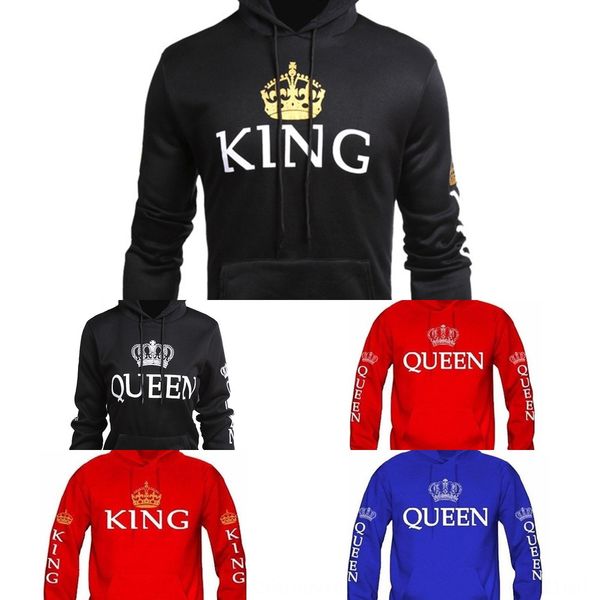 king pullover outfit couple wear couple wear queen men's and women's hooded pullover loose sweater couple's clothes korean st, Black
king pullover outfit couple wear couple wear queen men's and women's hooded pullover loose sweater couple's clothes korean st, Black