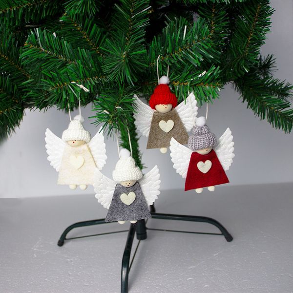fabric white wing heart kids angel non-woven christmas tree pendants hanging ornament xmas new year party decor navidad 2021
fabric white wing heart kids angel non-woven christmas tree pendants hanging ornament xmas new year party decor navidad 2021
